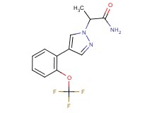 2-{4-[2-(trifluoromethoxy)phenyl]-1H-pyrazol-1-yl}propanamide