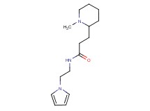 3-(1-methyl-2-piperidinyl)-N-[2-(1H-pyrrol-1-yl)ethyl]propanamide