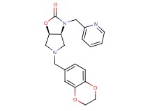 (3aS*,6aR*)-5-(2,3-dihydro-1,4-benzodioxin-6-ylmethyl)-3-(2-pyridinylmethyl)hexahydro-2H-pyrrolo[3,4-d][1,3]oxazol-2-one