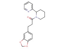 2-{1-[3-(1,3-benzodioxol-5-yl)propanoyl]piperidin-2-yl}pyridine