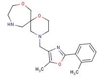 4-{[5-methyl-2-(2-methylphenyl)-1,3-oxazol-4-yl]methyl}-1,8-dioxa-4,11-diazaspiro[5.6]dodecane dihydrochloride