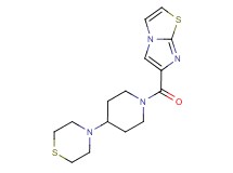 6-{[4-(4-thiomorpholinyl)-1-piperidinyl]carbonyl}imidazo[2,1-b][1,3]thiazole