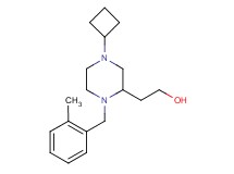 2-[4-cyclobutyl-1-(2-methylbenzyl)-2-piperazinyl]ethanol