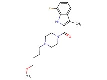 7-fluoro-2-{[4-(4-methoxybutyl)piperazin-1-yl]carbonyl}-3-methyl-1H-indole