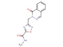 N-methyl-3-[(1-oxophthalazin-2(1H)-yl)methyl]-1,2,4-oxadiazole-5-carboxamide