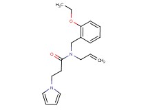 N-allyl-N-(2-ethoxybenzyl)-3-(1H-pyrrol-1-yl)propanamide