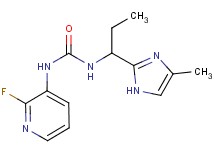 N-(2-fluoropyridin-3-yl)-N'-[1-(4-methyl-1H-imidazol-2-yl)propyl]urea