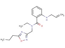 2-(allylamino)-N-ethyl-N-[(5-propyl-1,2,4-oxadiazol-3-yl)methyl]benzamide