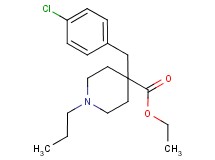 ethyl 4-(4-chlorobenzyl)-1-propyl-4-piperidinecarboxylate
