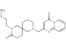 2-(2-methoxyethyl)-8-[(4-oxo-4H-pyrido[1,2-a]pyrimidin-2-yl)methyl]-2,8-diazaspiro[5.5]undecan-3-one