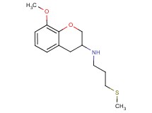 (8-methoxy-3,4-dihydro-2H-chromen-3-yl)[3-(methylthio)propyl]amine
