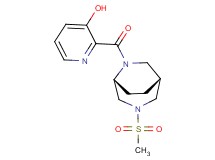 2-{[(1R*,5R*)-3-(methylsulfonyl)-3,6-diazabicyclo[3.2.2]non-6-yl]carbonyl}pyridin-3-ol