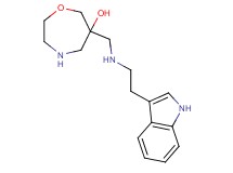 6-({[2-(1H-indol-3-yl)ethyl]amino}methyl)-1,4-oxazepan-6-ol dihydrochloride