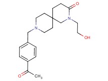 9-(4-acetylbenzyl)-2-(2-hydroxyethyl)-2,9-diazaspiro[5.5]undecan-3-one
