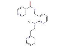 N-[(2-{methyl[2-(2-pyridinyl)ethyl]amino}-3-pyridinyl)methyl]isonicotinamide