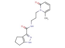 N-[3-(6-methyl-2-oxopyridin-1(2H)-yl)propyl]-1,4,5,6-tetrahydrocyclopenta[c]pyrazole-3-carboxamide