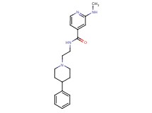 2-(methylamino)-N-[2-(4-phenylpiperidin-1-yl)ethyl]isonicotinamide