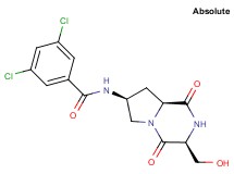 3,5-dichloro-N-[(3S,7S,8aS)-3-(hydroxymethyl)-1,4-dioxooctahydropyrrolo[1,2-a]pyrazin-7-yl]benzamide