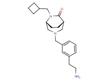 rel-(1S,5R)-3-[3-(2-aminoethyl)benzyl]-6-(cyclobutylmethyl)-3,6-diazabicyclo[3.2.2]nonan-7-one dihydrochloride