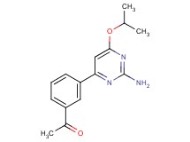 1-[3-(2-amino-6-isopropoxypyrimidin-4-yl)phenyl]ethanone