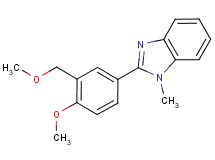 2-[4-methoxy-3-(methoxymethyl)phenyl]-1-methyl-1H-benzimidazole
