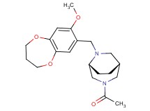 (1R*,5R*)-3-acetyl-6-[(8-methoxy-3,4-dihydro-2H-1,5-benzodioxepin-7-yl)methyl]-3,6-diazabicyclo[3.2.2]nonane