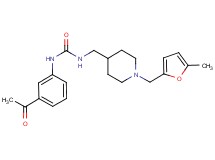 N-(3-acetylphenyl)-N'-({1-[(5-methyl-2-furyl)methyl]piperidin-4-yl}methyl)urea