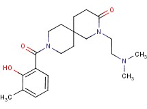 2-[2-(dimethylamino)ethyl]-9-(2-hydroxy-3-methylbenzoyl)-2,9-diazaspiro[5.5]undecan-3-one