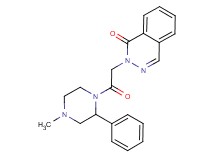 2-[2-(4-methyl-2-phenyl-1-piperazinyl)-2-oxoethyl]-1(2H)-phthalazinone