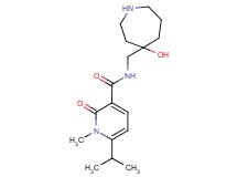 N-[(4-hydroxy-4-azepanyl)methyl]-6-isopropyl-1-methyl-2-oxo-1,2-dihydro-3-pyridinecarboxamide