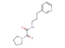 2-oxo-N-(3-pyridin-3-ylpropyl)-2-pyrrolidin-1-ylacetamide