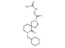 N-{2-[7-(cyclohexylmethyl)-6-oxo-2,7-diazaspiro[4.5]dec-2-yl]-2-oxoethyl}acetamide