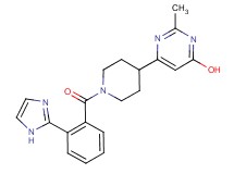 6-{1-[2-(1H-imidazol-2-yl)benzoyl]-4-piperidinyl}-2-methyl-4-pyrimidinol