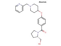 [(2S)-1-(4-{[1-(2-pyridinylmethyl)-4-piperidinyl]oxy}benzoyl)-2-pyrrolidinyl]methanol