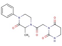 3-[2-(2-methyl-3-oxo-4-phenylpiperazin-1-yl)-2-oxoethyl]dihydropyrimidine-2,4(1H,3H)-dione