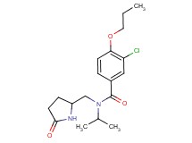 3-chloro-N-isopropyl-N-[(5-oxo-2-pyrrolidinyl)methyl]-4-propoxybenzamide