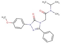 N-isopropyl-2-[1-(4-methoxyphenyl)-5-oxo-3-phenyl-1,5-dihydro-4H-1,2,4-triazol-4-yl]-N-methylacetamide
