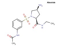 (4S)-1-{[3-(acetylamino)phenyl]sulfonyl}-4-amino-N-ethyl-L-prolinamide