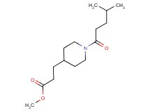 methyl 3-[1-(4-methylpentanoyl)-4-piperidinyl]propanoate