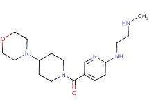 N-methyl-N'-{5-[(4-morpholin-4-ylpiperidin-1-yl)carbonyl]pyridin-2-yl}ethane-1,2-diamine