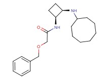 2-(benzyloxy)-N-[(1S*,2R*)-2-(cyclooctylamino)cyclobutyl]acetamide