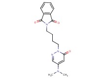 2-{4-[4-(dimethylamino)-6-oxo-1(6H)-pyridazinyl]butyl}-1H-isoindole-1,3(2H)-dione