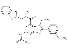 5-(acetylamino)-N-(2,3-dihydro-1-benzofuran-2-ylmethyl)-1-ethyl-2-(3-methoxyphenyl)-N-methyl-1H-benzimidazole-7-carboxamide