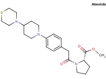 methyl 1-({4-[4-(4-thiomorpholinyl)-1-piperidinyl]phenyl}acetyl)-L-prolinate