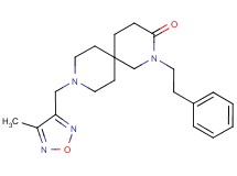 9-[(4-methyl-1,2,5-oxadiazol-3-yl)methyl]-2-(2-phenylethyl)-2,9-diazaspiro[5.5]undecan-3-one