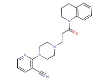 2-{4-[3-(3,4-dihydroquinolin-1(2H)-yl)-3-oxopropyl]piperazin-1-yl}nicotinonitrile