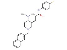 3-[(3S*,4R*)-4-(dimethylamino)-1-(2-naphthylmethyl)-3-piperidinyl]-N-(4-fluorophenyl)propanamide