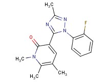 3-[1-(2-fluorophenyl)-3-methyl-1H-1,2,4-triazol-5-yl]-1,5,6-trimethylpyridin-2(1H)-one