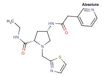 (4S)-N-ethyl-4-[(pyridin-3-ylacetyl)amino]-1-(1,3-thiazol-2-ylmethyl)-L-prolinamide