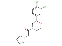 2-(3,4-dichlorophenyl)-4-(pyrrolidin-1-ylacetyl)morpholine